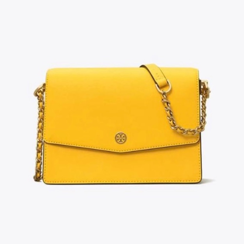 Tory Burch Robinson Floral Int Conv Shoulder Bag
